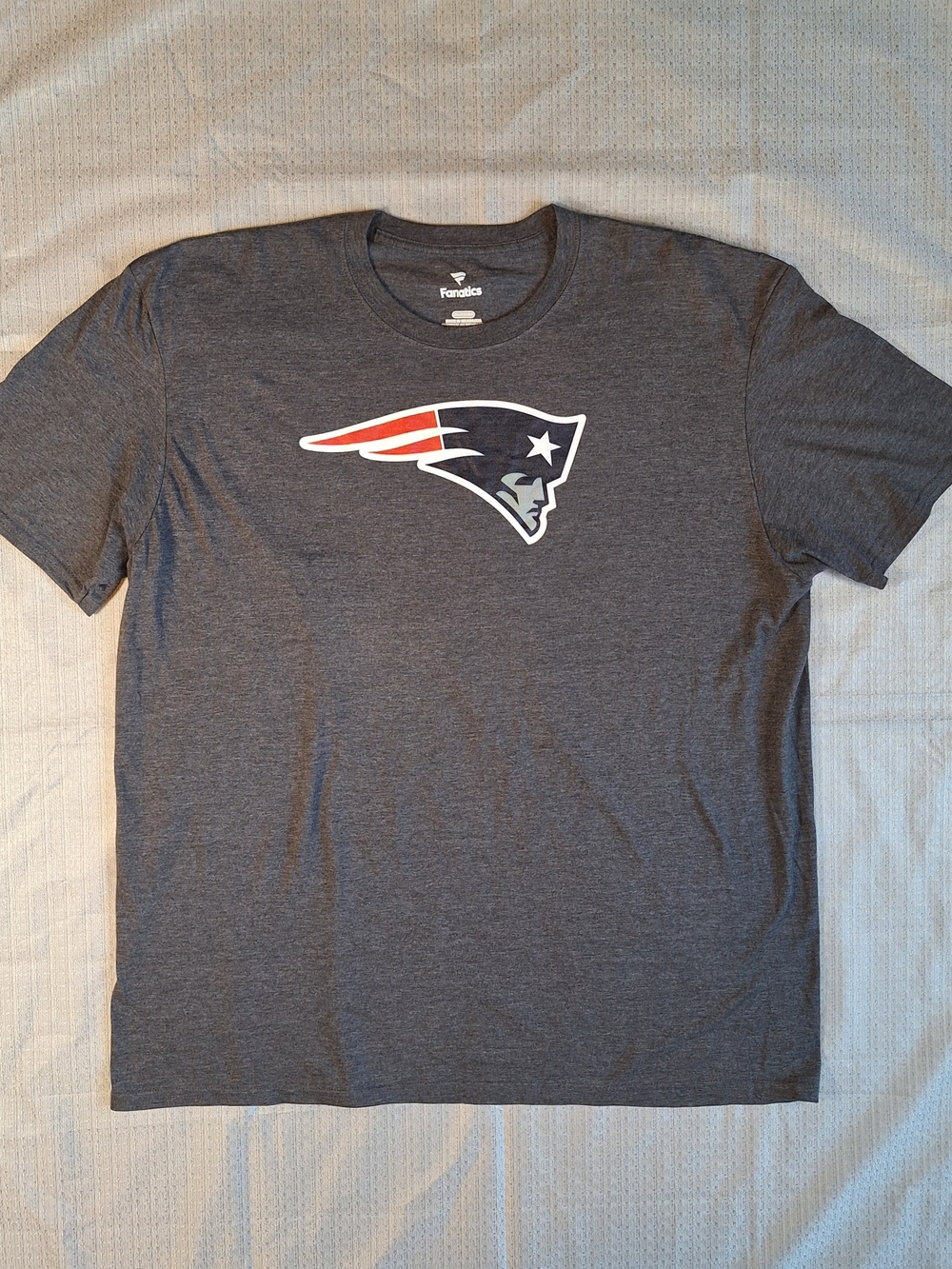 *Like New* Fanatics Gray Heather Patriots Logo Short Sleeve Tee 2XL